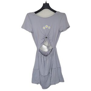 Peekaboo Sunflower Cut Out Mini Dress